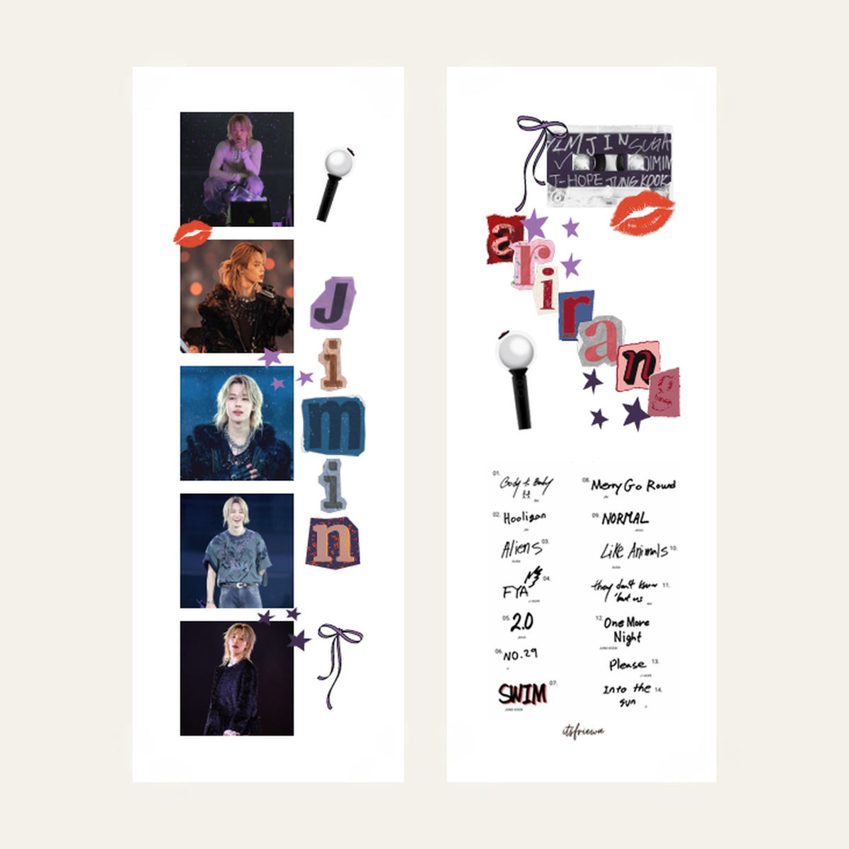 Jimin "Arirang" Bookmark