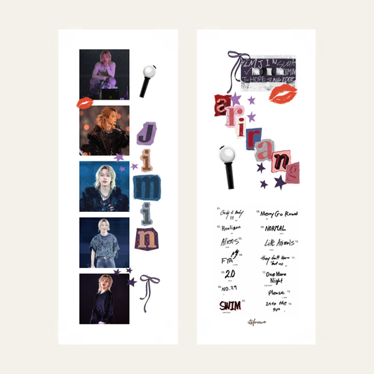 Jimin „Arirang“ Lesezeichen | Fanmade K-Pop Bookmark