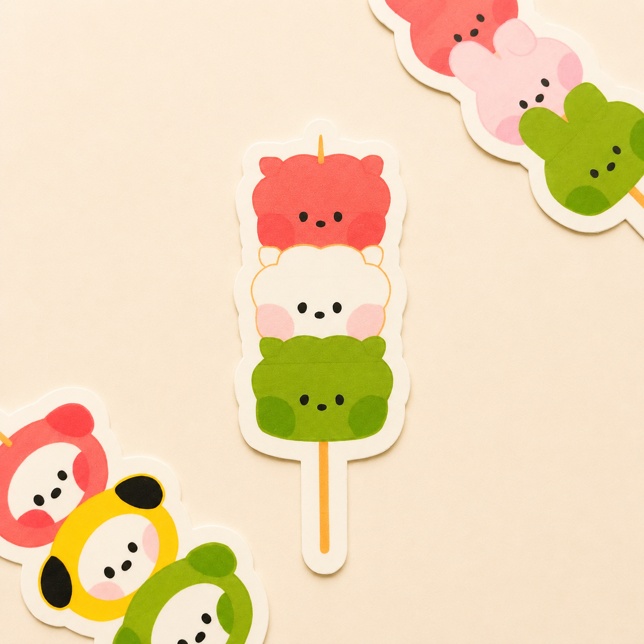 BT21 Dango Sticker Set 🍡 – 8 süße Designs