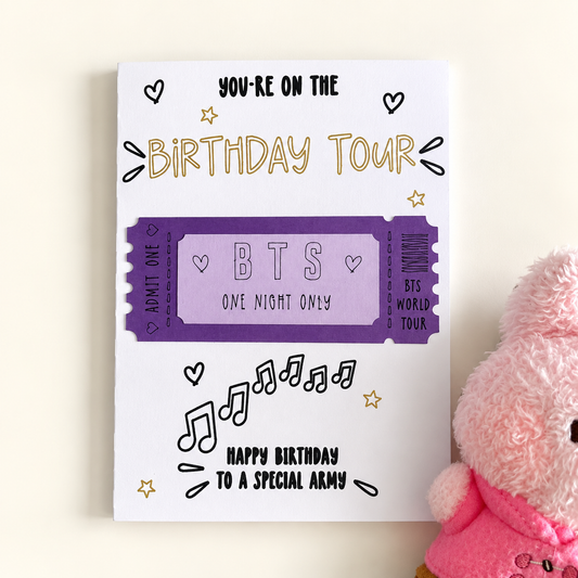 Birthday Tour Karte | K-Pop