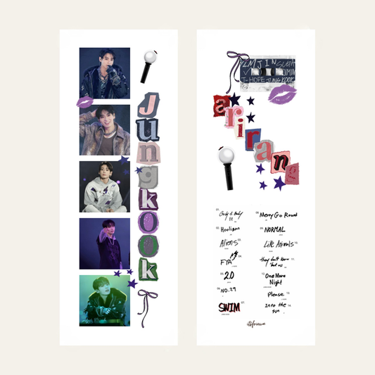 Jungkook „Arirang“ Lesezeichen | Fanmade K-Pop Bookmark