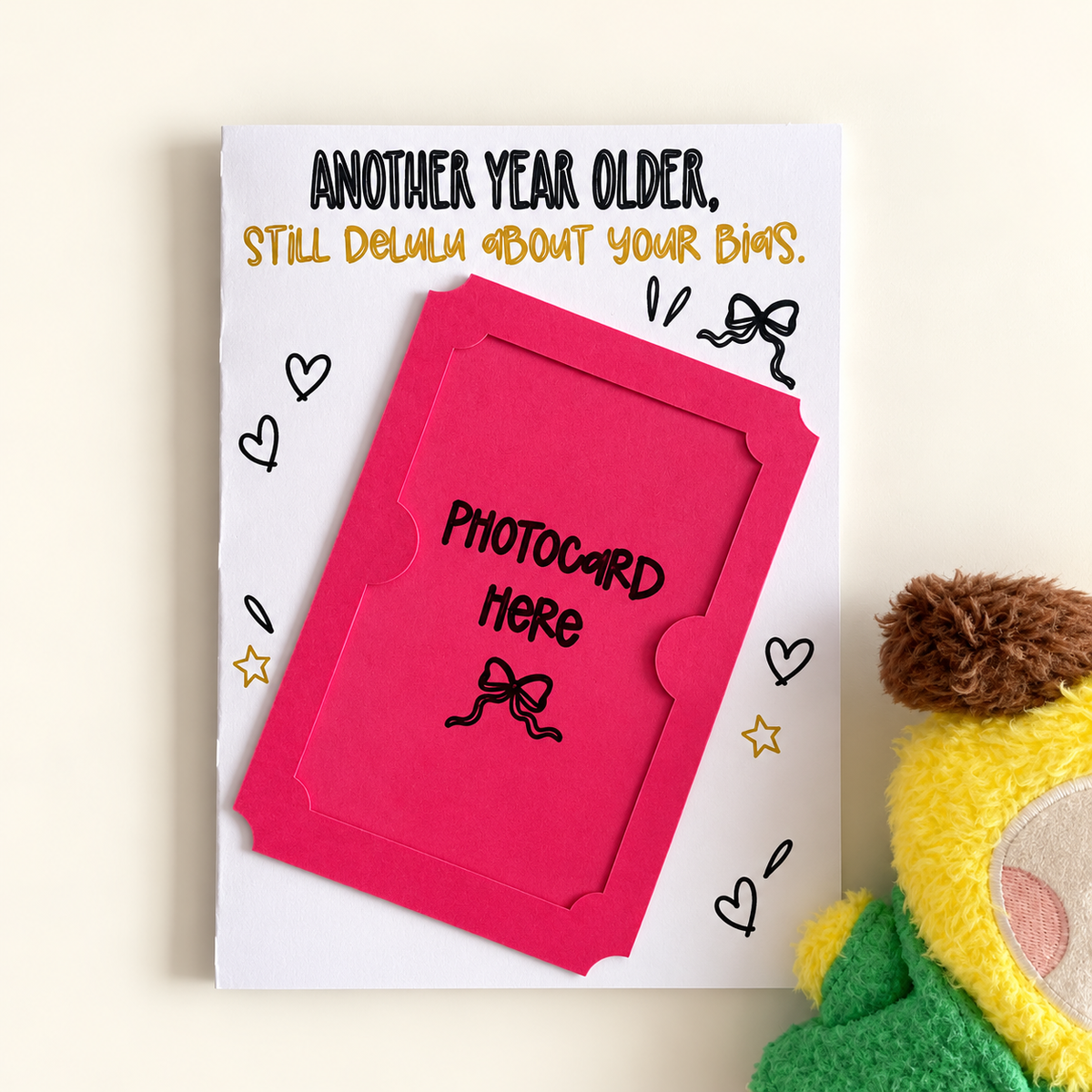 Birthday Photocard Holder Karte | K-Pop