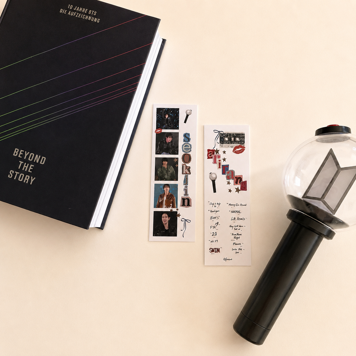 Seokjin „Arirang“ Lesezeichen | Fanmade K-Pop Bookmark