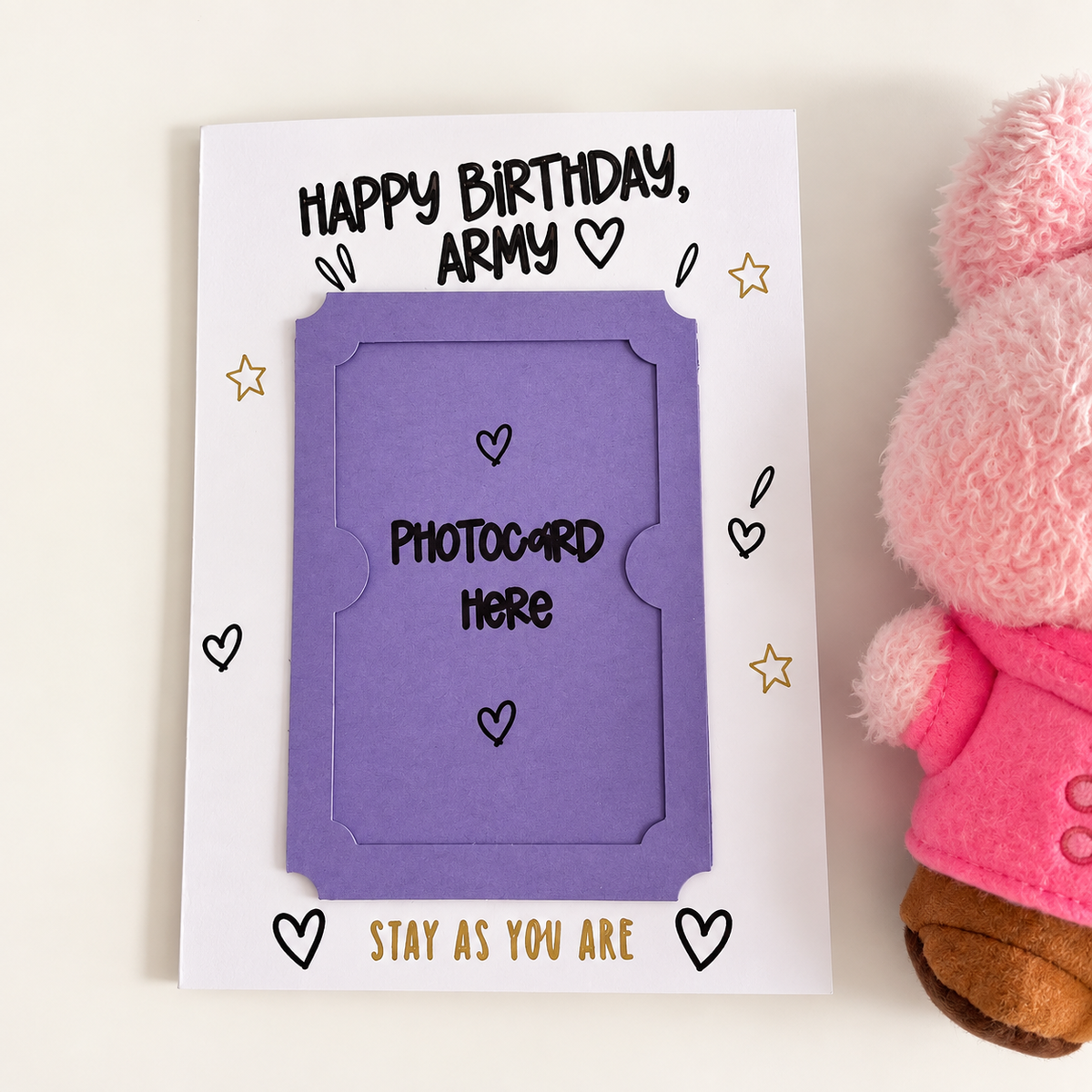 Happy Birthday Photocard Karte | K-Pop
