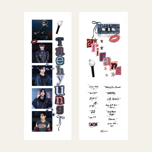 Taehyung „Arirang“ Lesezeichen | Fanmade K-Pop Bookmark