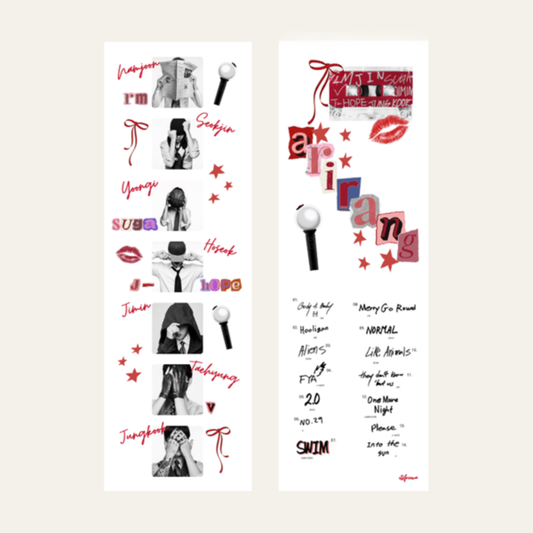 BTS „Arirang“ Lesezeichen | Fanmade K-Pop Bookmark