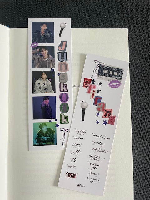 Jungkook Lesezeichen im Buch Aesthetic ARMY Fanmade