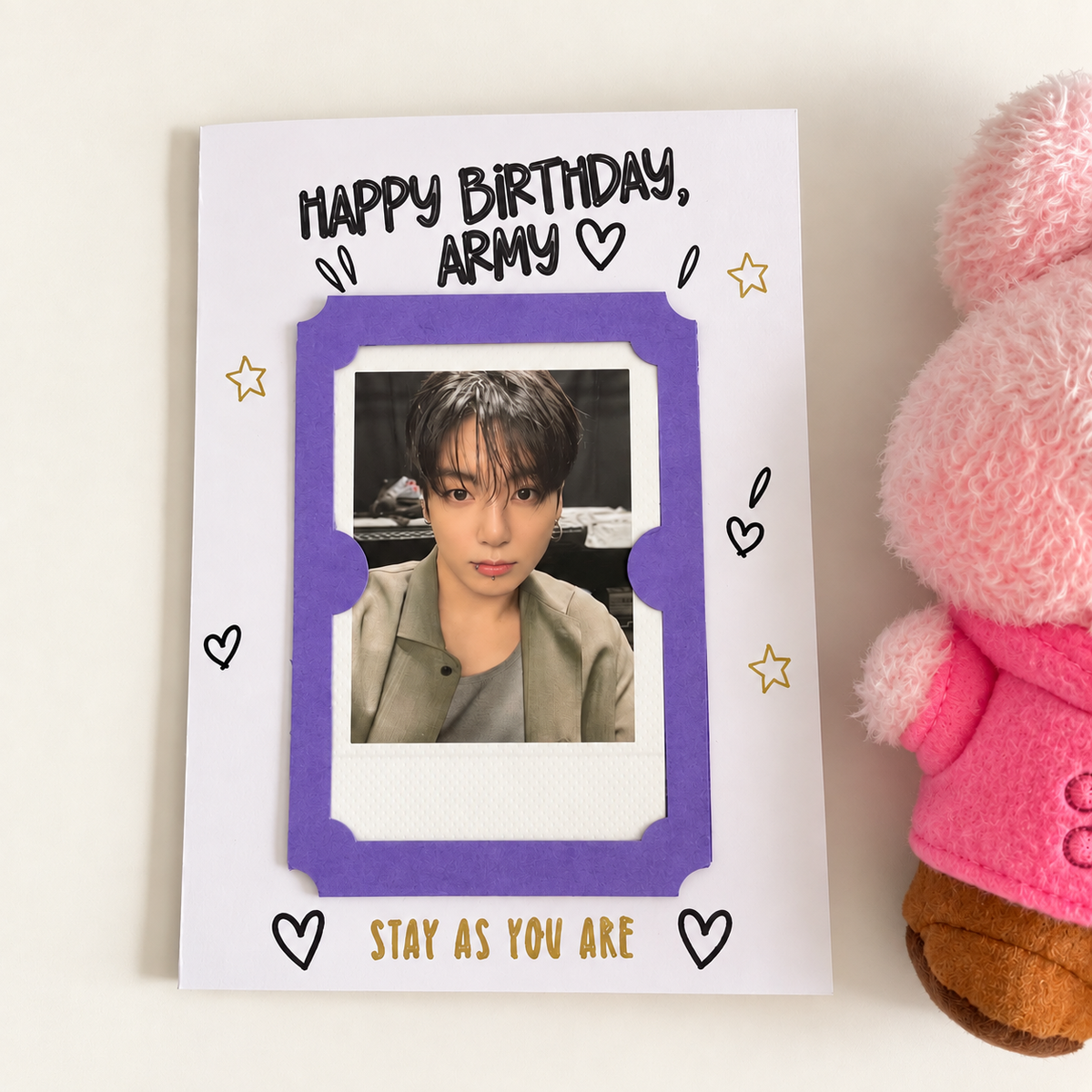 Happy Birthday Photocard Karte | K-Pop